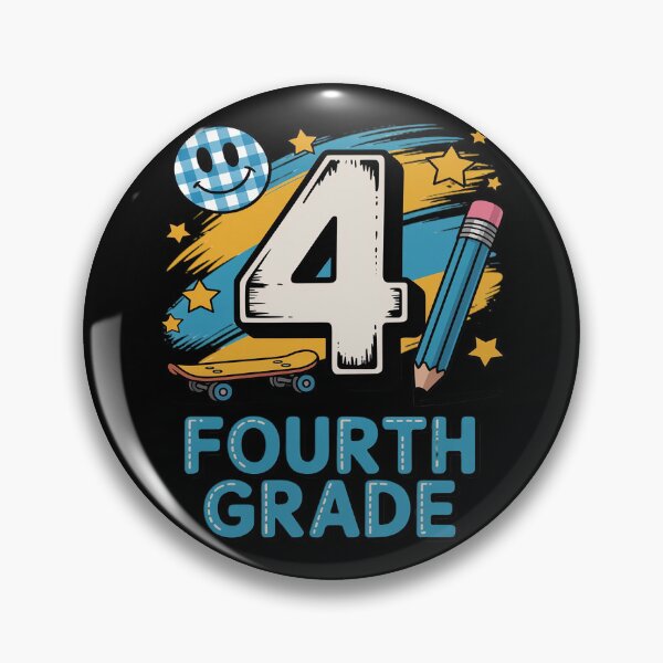 Item preview, Fourth Grade Checkered Smile Face Back To School Teacher designed and sold by Libbysharts.