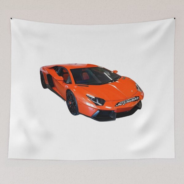 Item preview, Orange Exotic Sports Car — High-Detail Photo Print Sticker designed and sold by Artuer69.