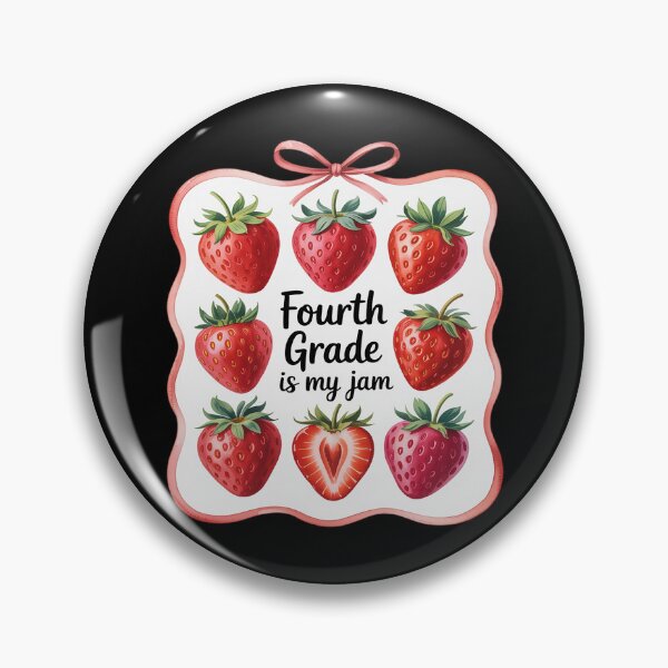 Item preview, Fourth Grade Is My Jam Strawberry Coquette Back To School designed and sold by Libbysharts.