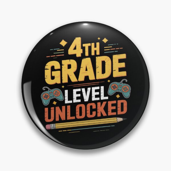 Item preview, Fourth Grade Level Unlocked Funny Video Game School designed and sold by Libbysharts.