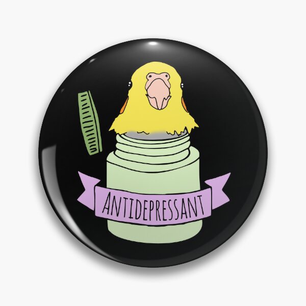 Item preview, antidepressant birb designed and sold by FandomizedRose.