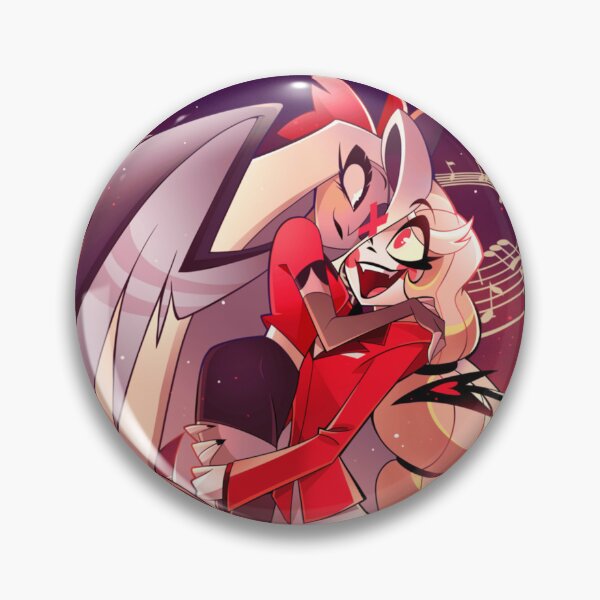 Item preview, Hazbin Hotel Vaggie And Charlie Romantic Embrace Design designed and sold by LucilleHShuman.