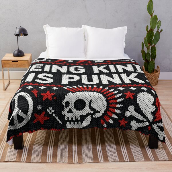 Item preview, Being Kind Is Punk – vintage knit design designed and sold by Mauswohn.