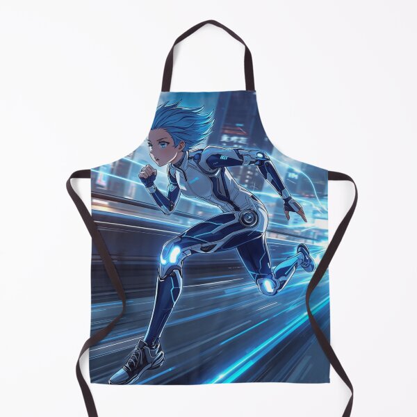 Item preview, Cyberpunk Velocity Runner Futuristic Anime Sci-Fi Speed Operative designed and sold by Element Horizon Studio.