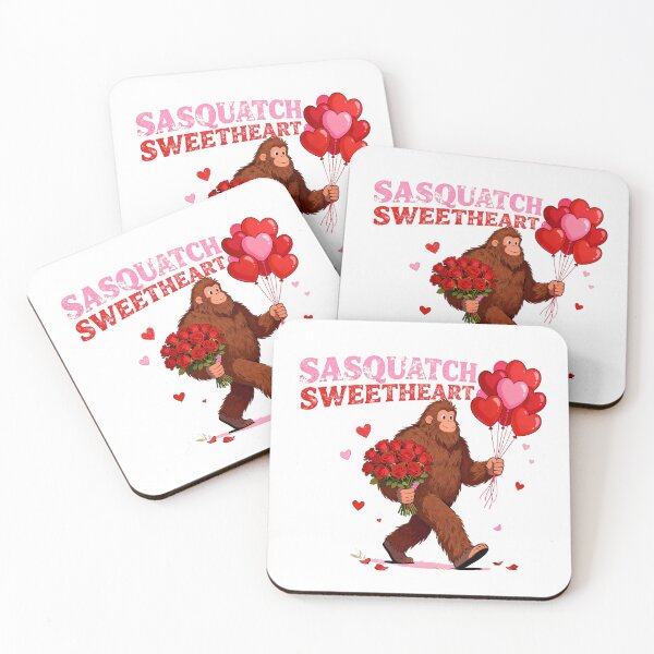 Item preview, Sasquatch Sweetheart Bigfoot Valentine | Funny Sasquatch Gift | Romantic Yeti designed and sold by Ink & Vibes.