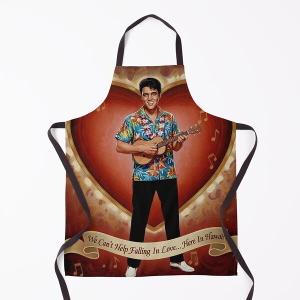 Item preview, Elvis Presley Valentine Art – "Blue Hawaii" Tropical Ukulele Tribute designed and sold by Art's Diner.