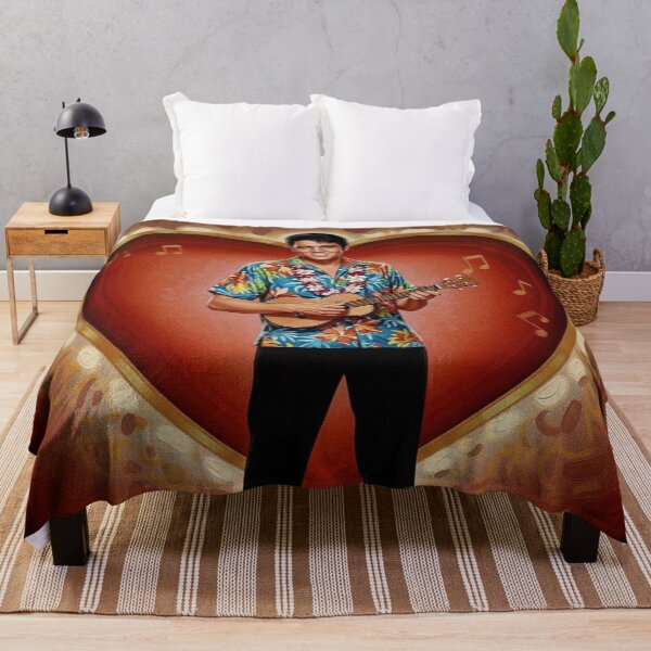 Item preview, Elvis Presley Valentine Art – "Blue Hawaii" Tropical Ukulele Tribute designed and sold by Art's Diner.