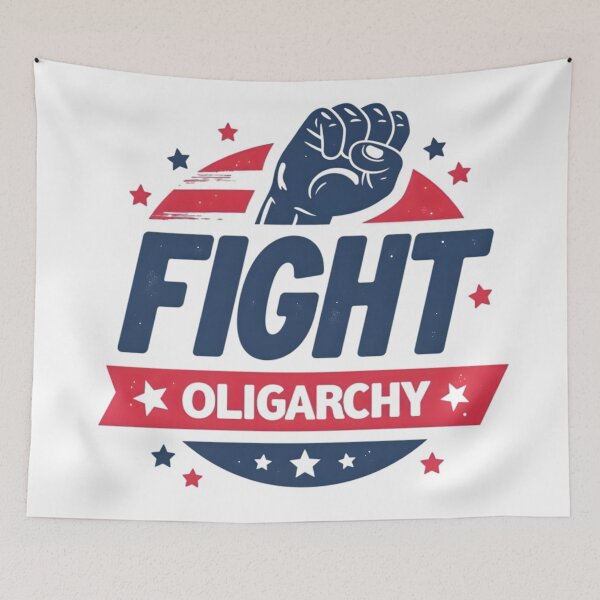 Item preview, Fight Oligarchy  designed and sold by Brendan Arthur Ring.