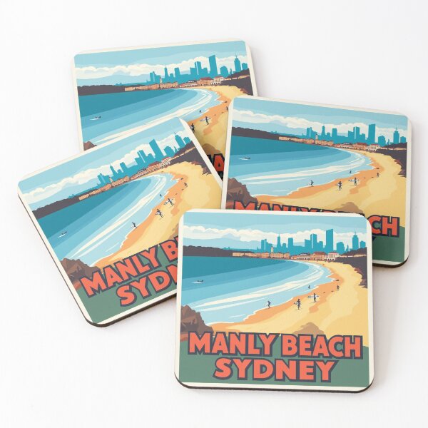 Item preview, Manly Beach, Sydney  designed and sold by PamLeeDesign.