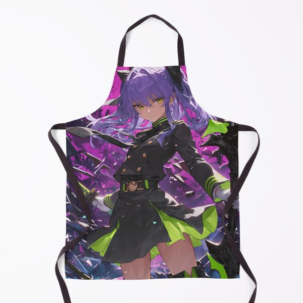 Item preview, Vibrant Hiiragi Shinoa Seraph Of The End Anime Girl Waifu Purple Battle Burst designed and sold by Tokyonomad.