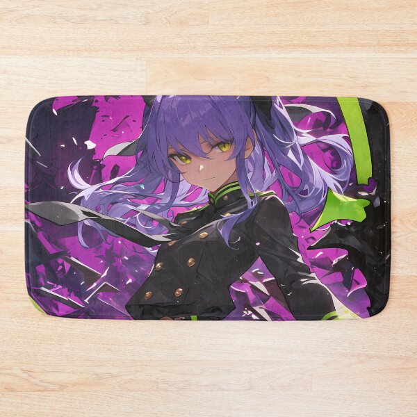 Item preview, Vibrant Hiiragi Shinoa Seraph Of The End Anime Girl Waifu Purple Battle Burst designed and sold by Tokyonomad.
