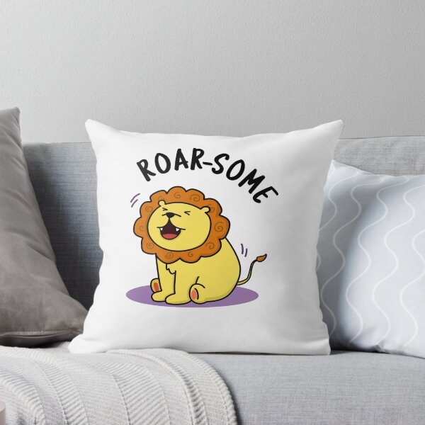 Item preview, Roarsome Funny Awesome Lion Puns  designed and sold by punnybone.