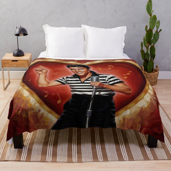 Item preview, Elvis Presley Valentine Art – "Best Cell-Mate" Oil Painting designed and sold by Art's Diner.