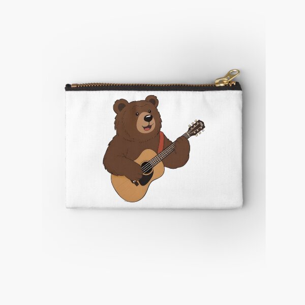 Item preview, school subject music A bear learning guitar at school designed and sold by Uglyandcute.