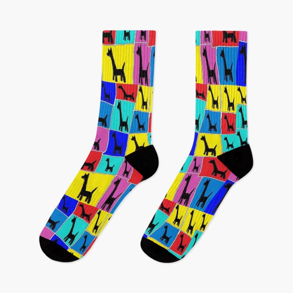 Item preview, Rainbow Gift giraffe  designed and sold by LowEndGraphics.