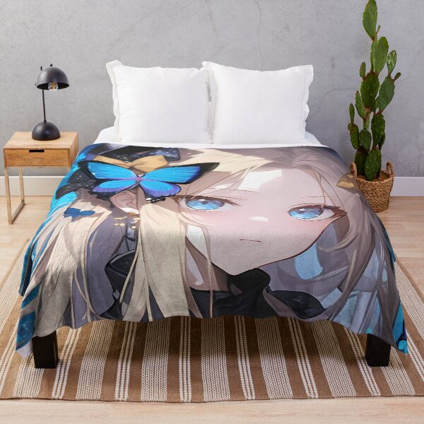 Item preview, Abigail Williams Foreigner Fate Grand Order Anime Girl Waifu Butterfly Blue Magic designed and sold by Tokyonomad.