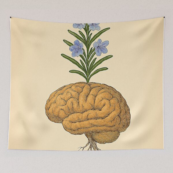 Item preview, Rosemary Awakening: Brain in Bloom designed and sold by LuxuryApparels.