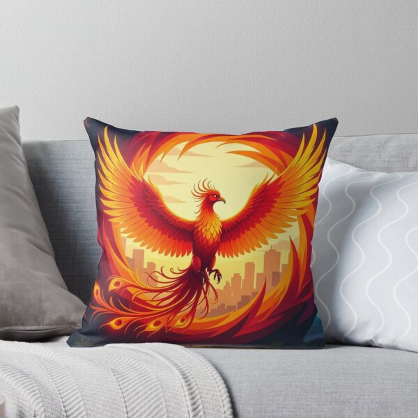 Item preview, Urban phoenix in flames designed and sold by FrenchRomani.