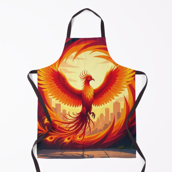 Item preview, Urban phoenix in flames designed and sold by FrenchRomani.