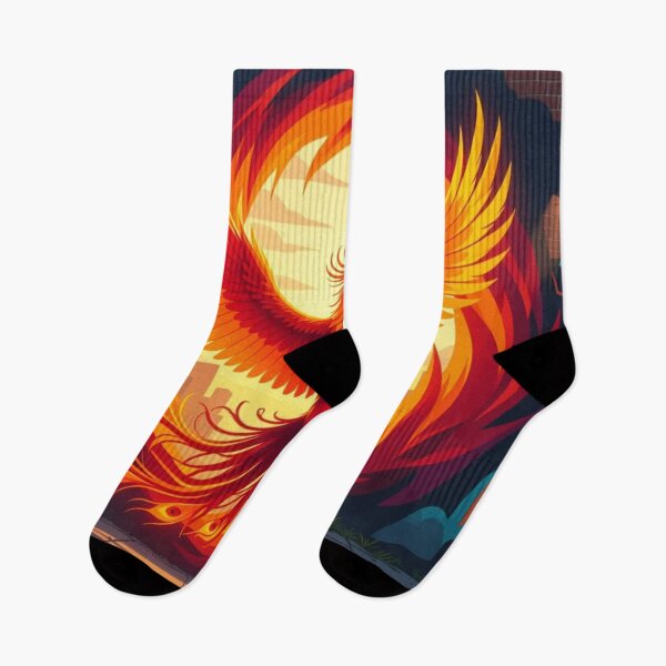 Item preview, Urban phoenix in flames designed and sold by FrenchRomani.