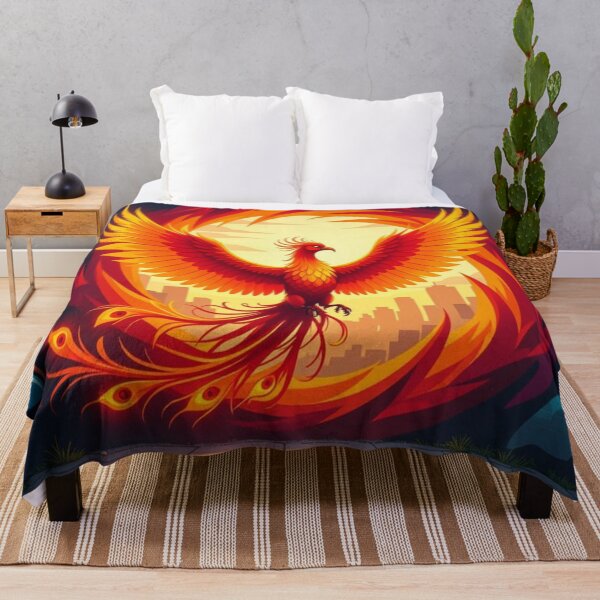Item preview, Urban phoenix in flames designed and sold by FrenchRomani.