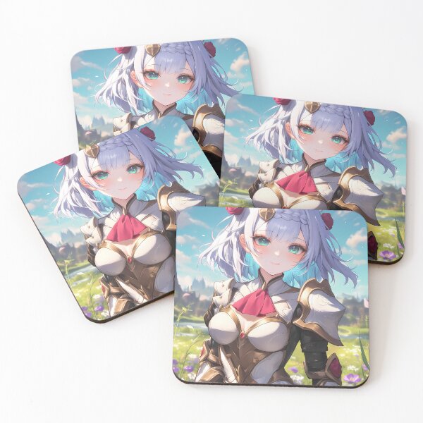 Item preview, Noelle Genshin Impact Anime Girl Knight Fantasy Mondstadt Waifu Serenity designed and sold by Tokyonomad.