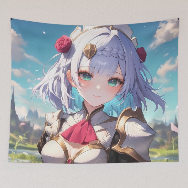 Item preview, Noelle Genshin Impact Anime Girl Knight Fantasy Mondstadt Waifu Serenity designed and sold by Tokyonomad.