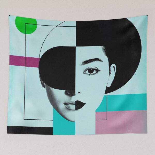 Item preview, Geometric Portrait of Identity designed and sold by joycrysstudio.