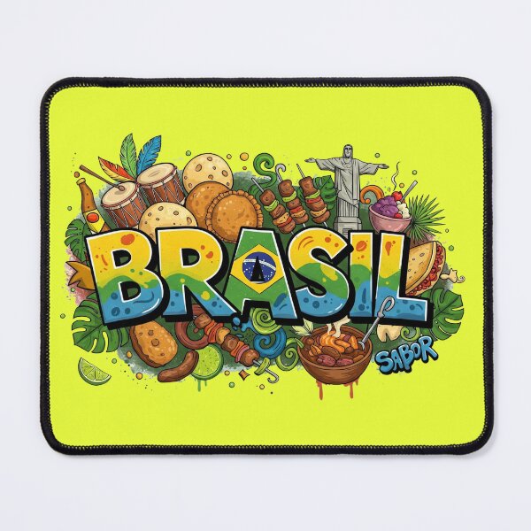 Item preview, Vibrant Brazil Travel Souvenir - Rio de Janeiro Carnival Street Art designed and sold by Inkwell grove.