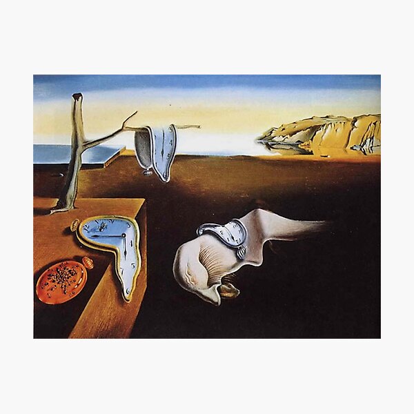 THE PERSISTENCE OF MEMORY - SALVADOR DALI Photographic Print