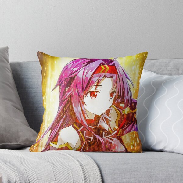 Item preview, Art Yuuki Sword Online Anime Radiant Glow Purple Aura Heroic Girl designed and sold by Tokyonomad.