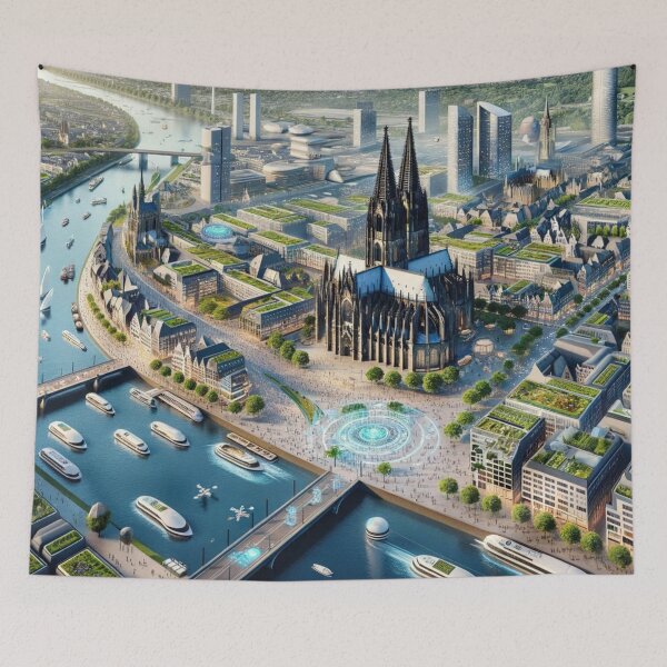Item preview, Cologne - Futuristic Cities designed and sold by Eric Nagel.
