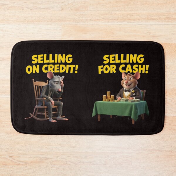 Item preview, CashVsCred Selling On Credit Selling For Cash Graphic Tee designed and sold by Zippy Creation.