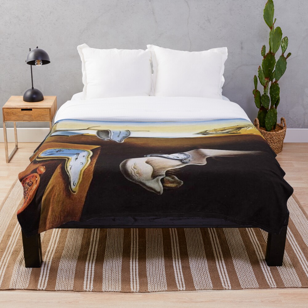 THE PERSISTENCE OF MEMORY - SALVADOR DALI Throw Blanket