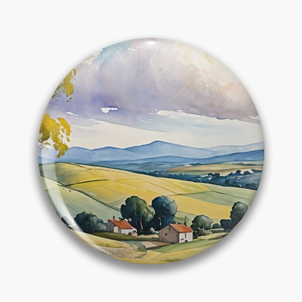 Item preview, Sunlit Valleys, Timeless Homes designed and sold by Undersea Ai Art.