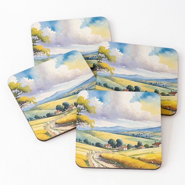 Item preview, Sunlit Valleys, Timeless Homes designed and sold by Undersea Ai Art.