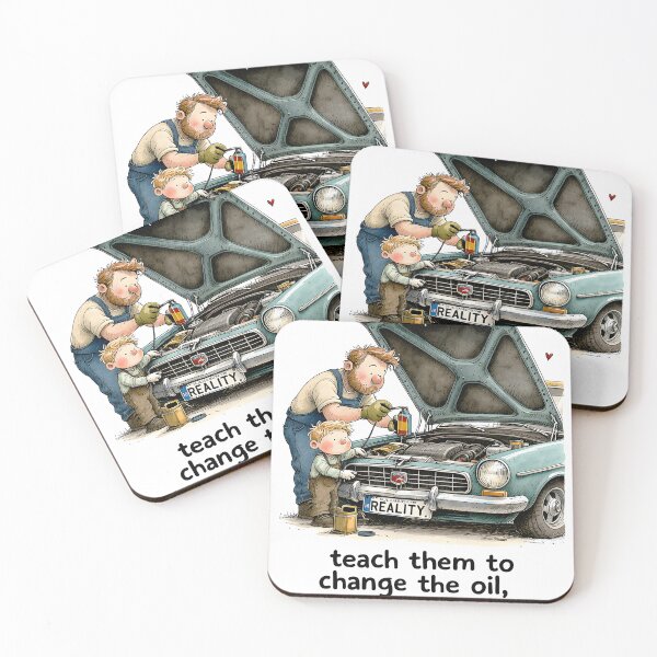 Item preview, Teach Them How to Change the Oil designed and sold by Huskyyy Designs.