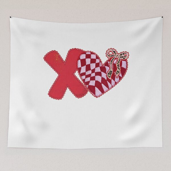 Item preview, Valentine XOXO Heart Leopard designed and sold by Marilynikimball.
