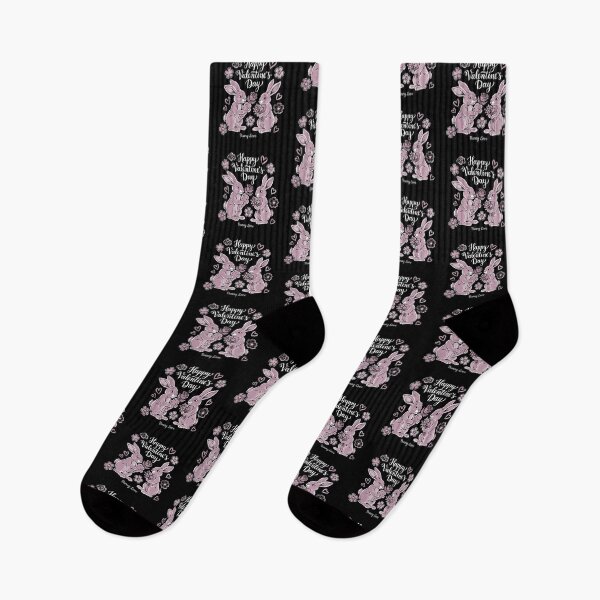 Item preview, Pink Bunnies Couple Carrot Rose Valentine Illustration designed and sold by zzz888.