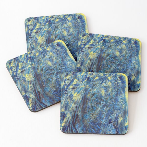 Item preview, Abstract Blue Watercolor Planet Art designed and sold by DesignbyDizdar.