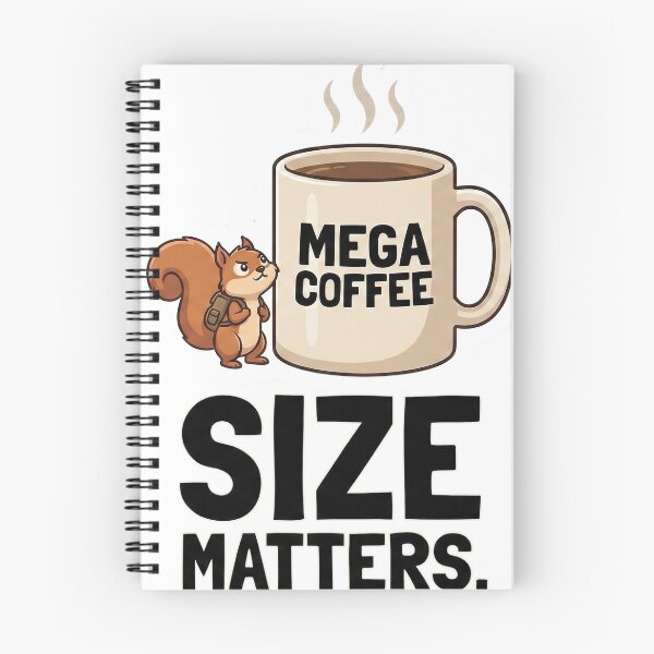 Item preview, Size Matters - Funny Big Coffee Squirrel Humor designed and sold by Rengwear.