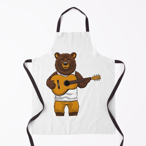Item preview, school subject music A bear learning guitar at school designed and sold by Uglyandcute.