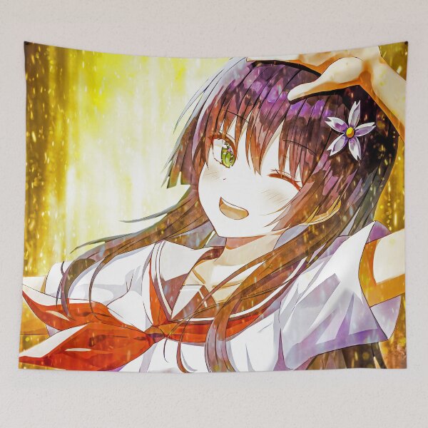 Item preview, Certain Saten Ruiko Railgun Anime Golden Rain Cheerful School Summer Glow designed and sold by Tokyonomad.