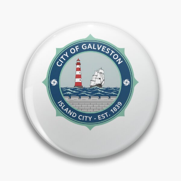 Item preview, City of Galveston Island Texas Seal Emblem designed and sold by k3rstman1.