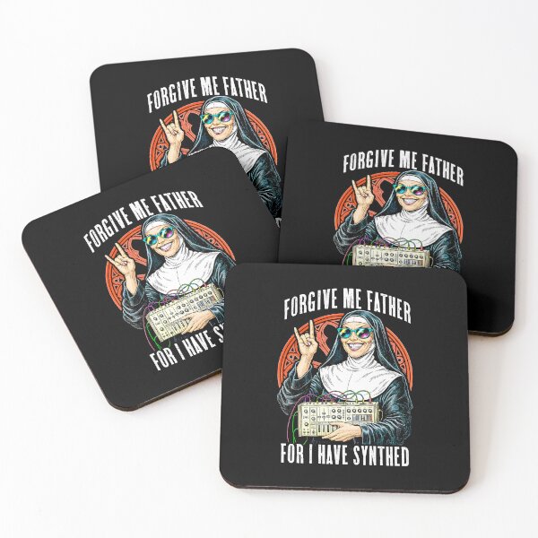Item preview, Forgive Me Father For I Have Synthed Funny Synthesizer Nun designed and sold by GrandeDuc.