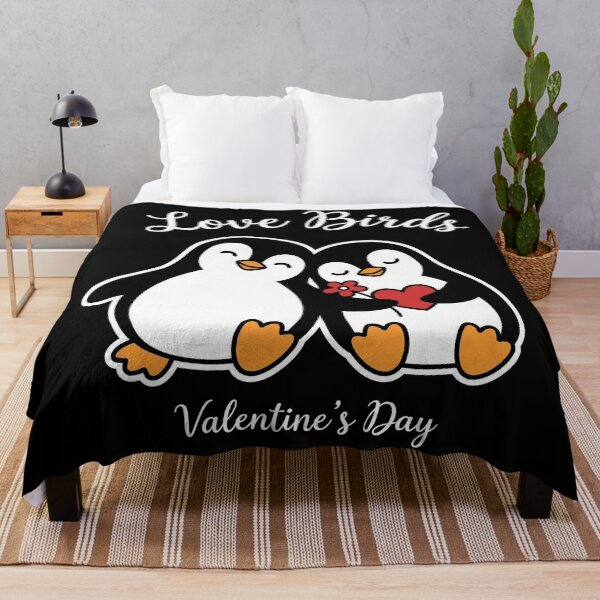 Item preview, Cute Penguins Couple Love Birds Valentine Heart Cartoon designed and sold by zzz888.