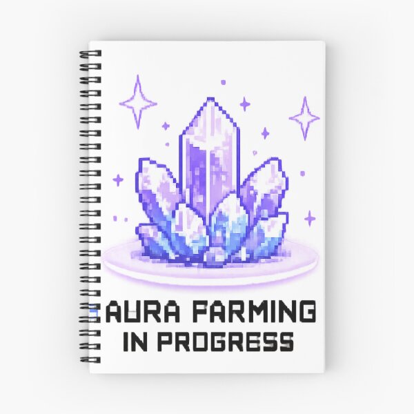 Artikelvorschau, Aura Farming in Progress pixel art kristalle entworfen und verkauft von Zwuck.