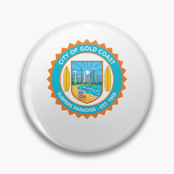 Item preview, Vintage Gold Coast Surfers Paradise Beach Emblem designed and sold by k3rstman1.