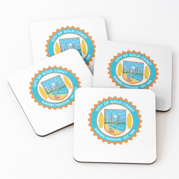Item preview, Vintage Gold Coast Surfers Paradise Beach Emblem designed and sold by k3rstman1.