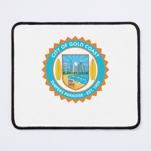 Item preview, Vintage Gold Coast Surfers Paradise Beach Emblem designed and sold by k3rstman1.